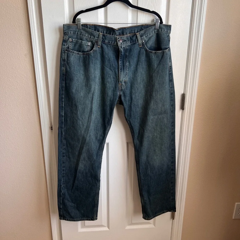 Levi's‎ 559 Relaxed Straight Fit Jeans Mens Size 40x30 Blue Denim Waterless